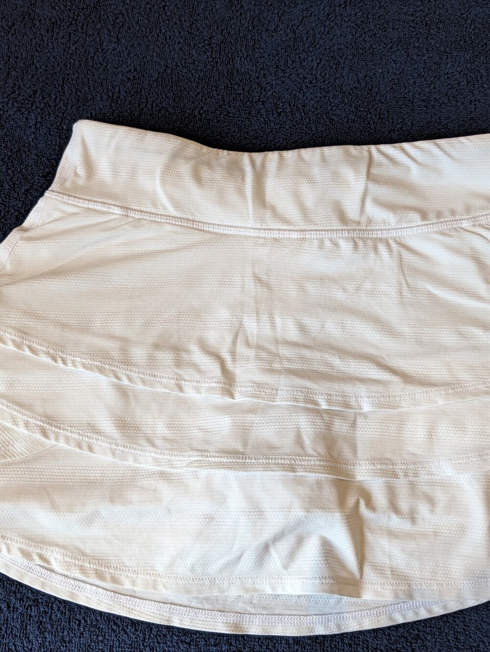 Athleta Girl White Swing Skort Tiered Ruffle Tennis Skirt Girls L 12